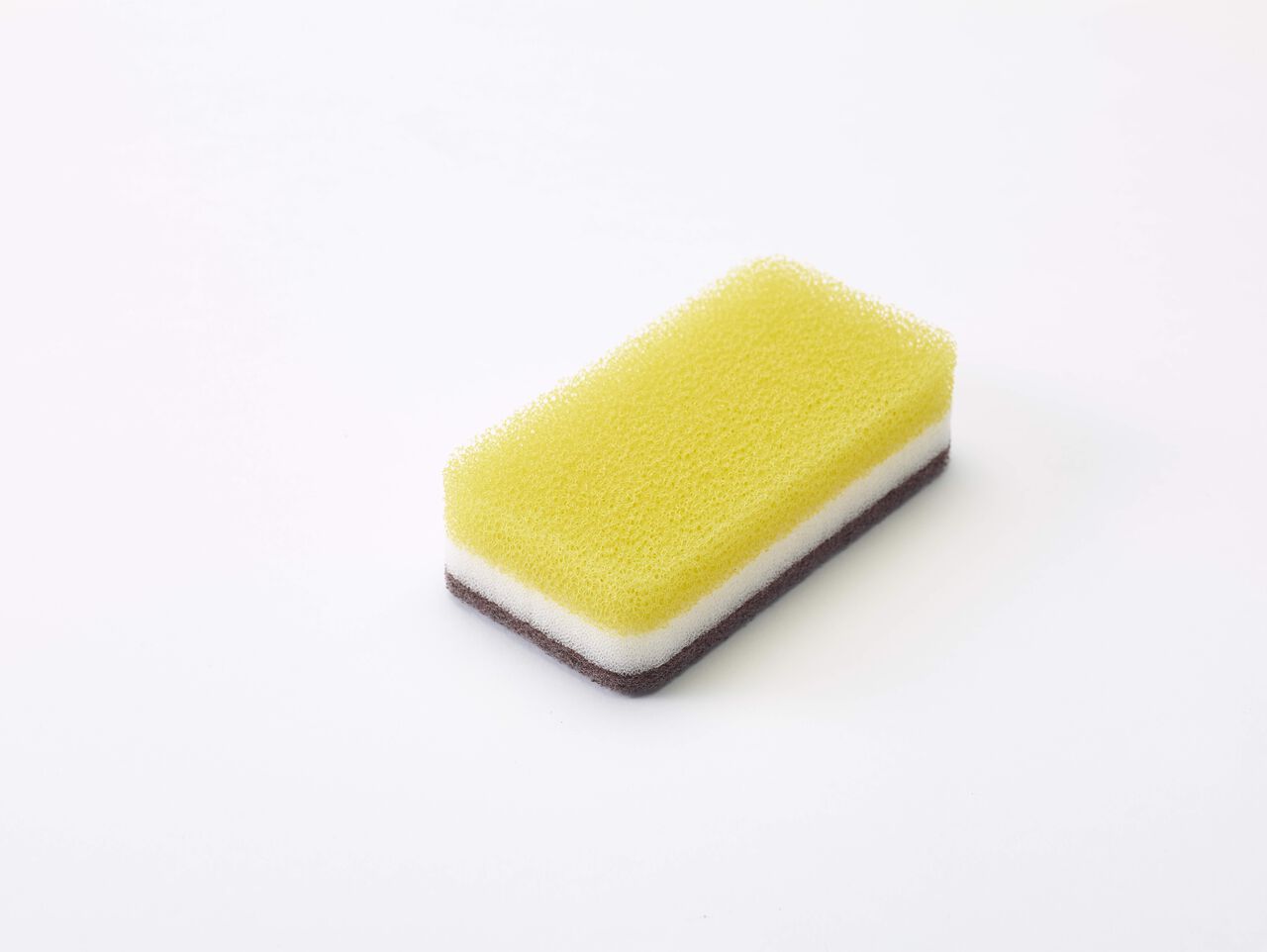 KITCHEN SPONGE ANTI BACTERIAL (YELLOW),Yellow, large image number 0